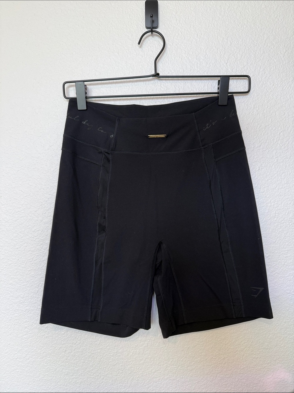Gymshark x Whitney Simmons Black High-Waist Bike Shorts